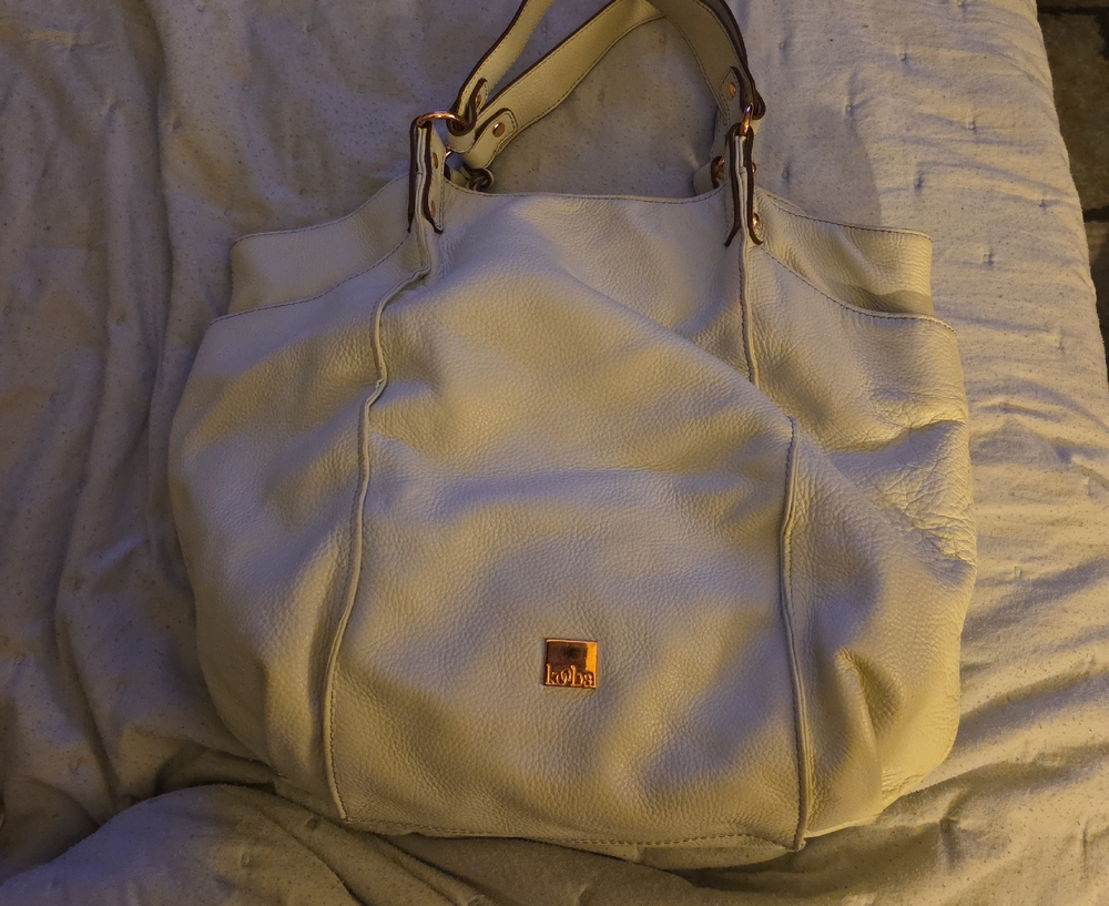 Kooba Cream Tote Bag